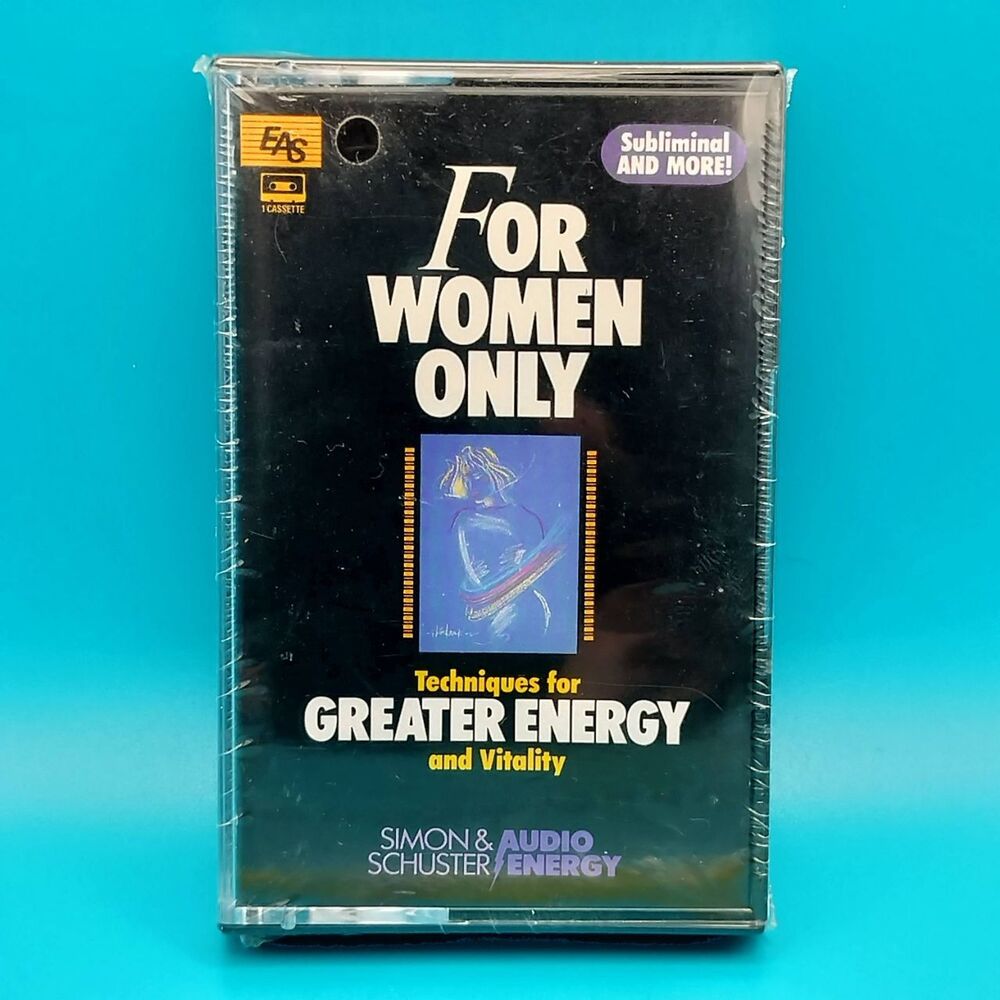 For Women Only Cassette Tape (1989) Simon & Schuster Audio Energy Sealed